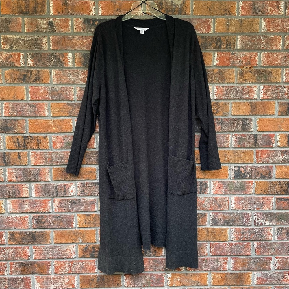 Plus Size Long Length Cardigan